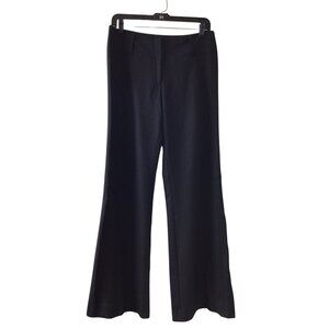 Cache Pants Women’s 6 Black Wide Leg Flare Trousers Dress Career Work Office Y2K